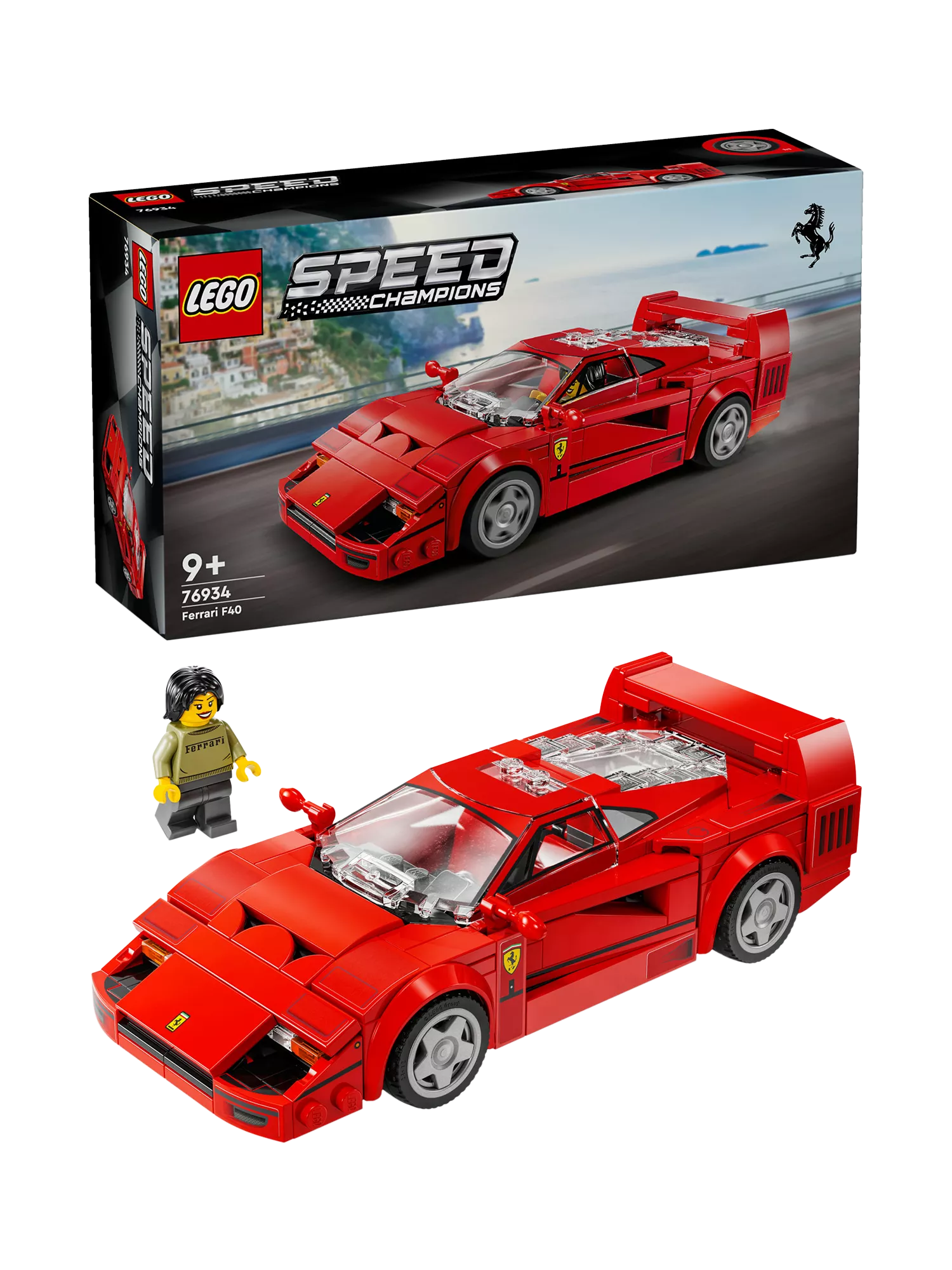 LEGO building set Ferrari F40 318-piece imported from the UK