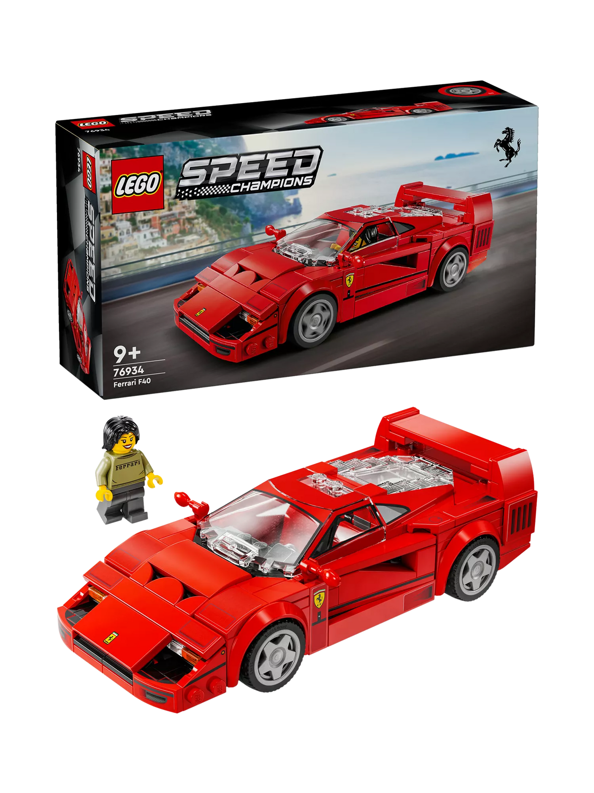 LEGO building set Ferrari F40 318-piece imported from the UK