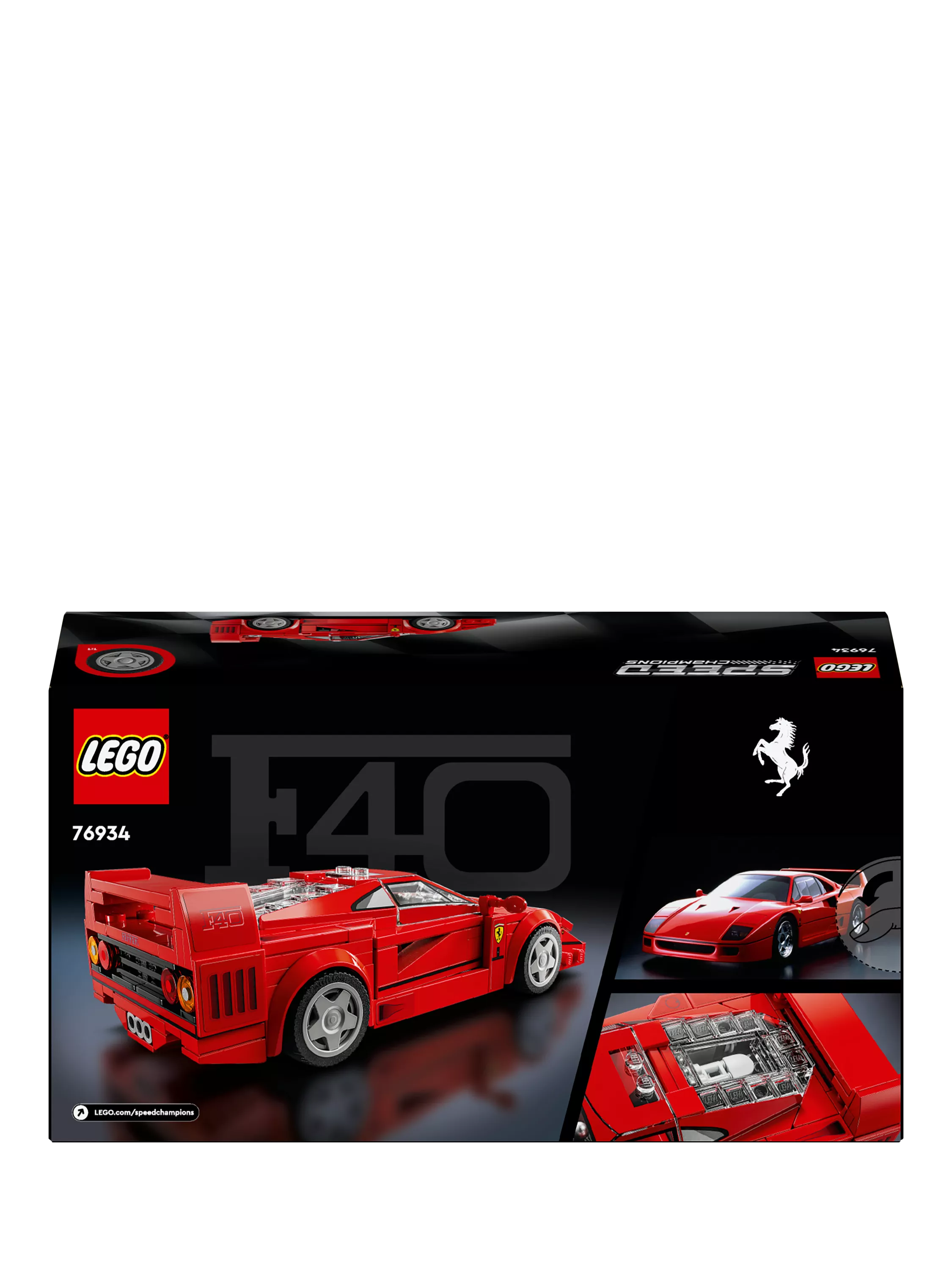 LEGO building set Ferrari F40 318-piece imported from the UK