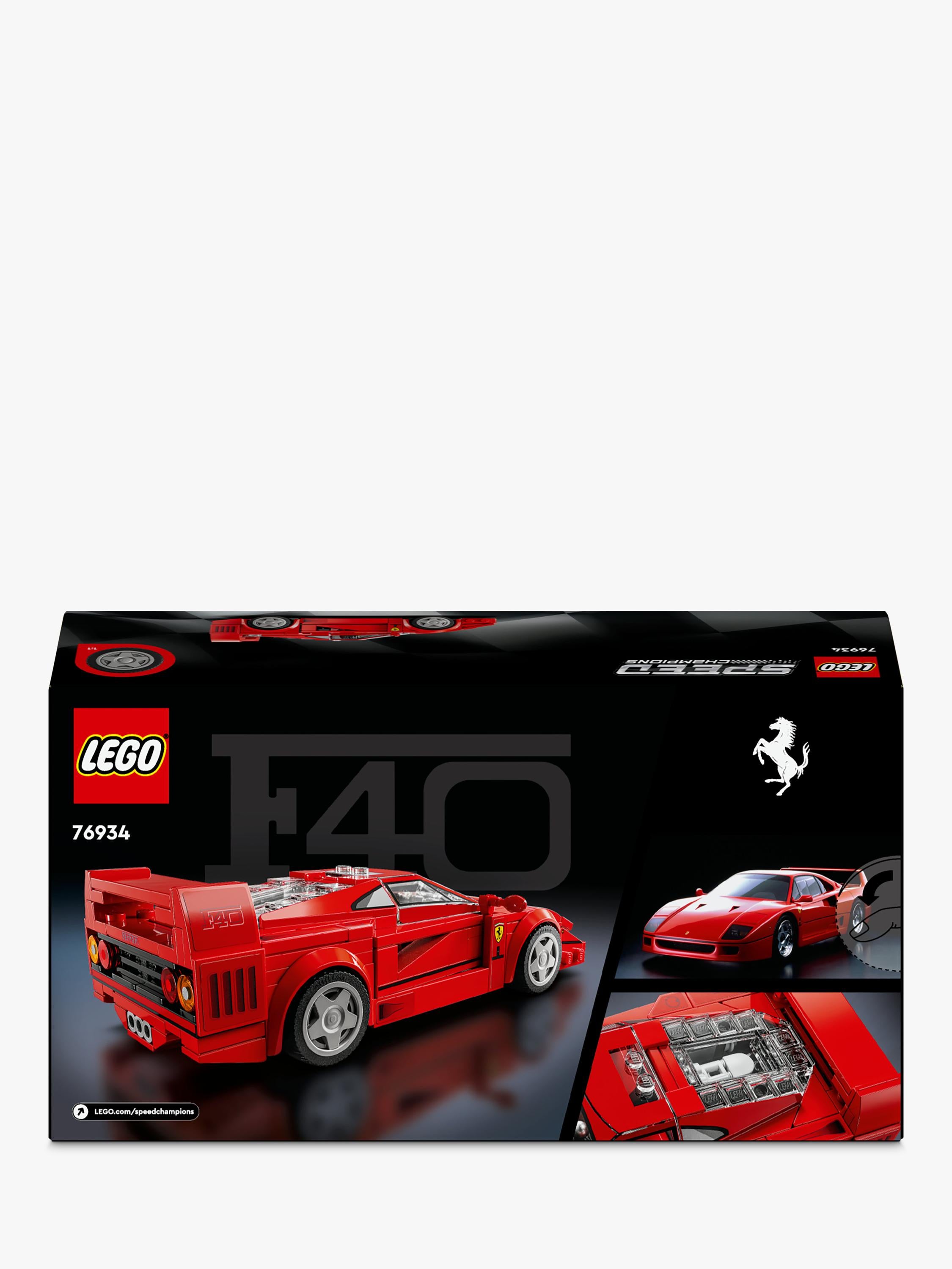 LEGO building set Ferrari F40 318-piece imported from the UK