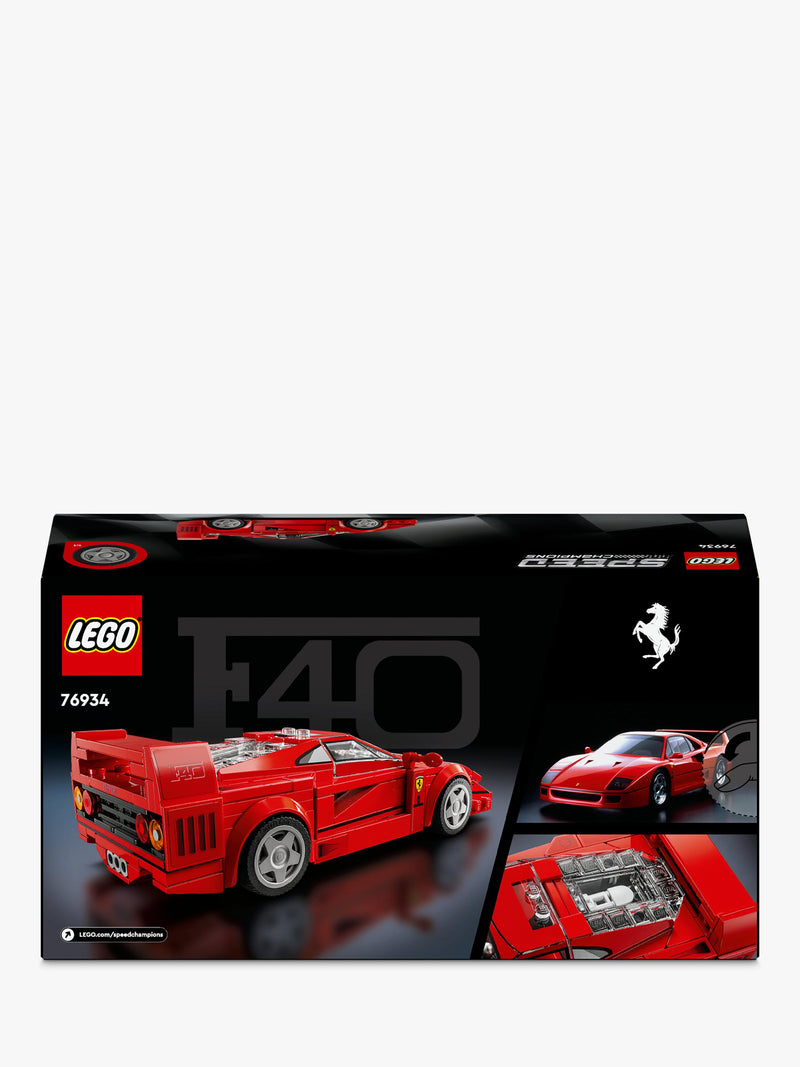 LEGO building set Ferrari F40 318-piece imported from the UK
