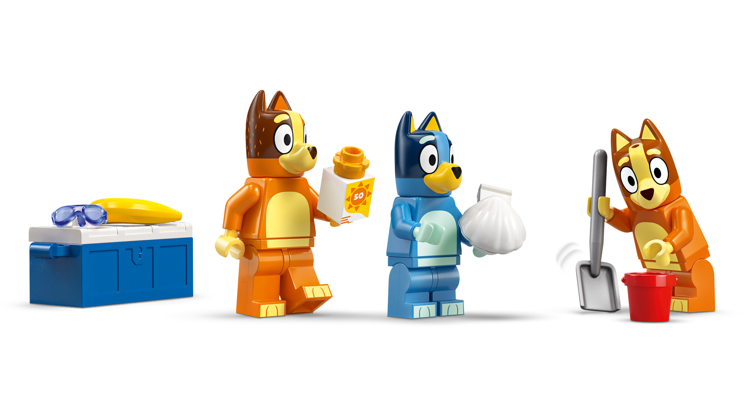 LEGO Bluey Beach Car Trip Set 133 Pieces - British product