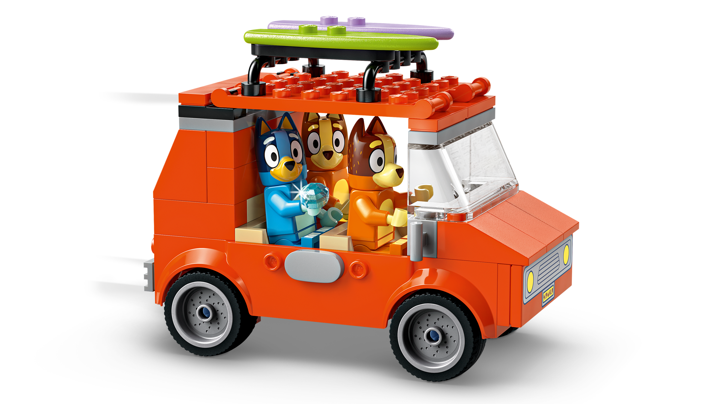 LEGO Bluey Beach Car Trip Set 133 Pieces - British product