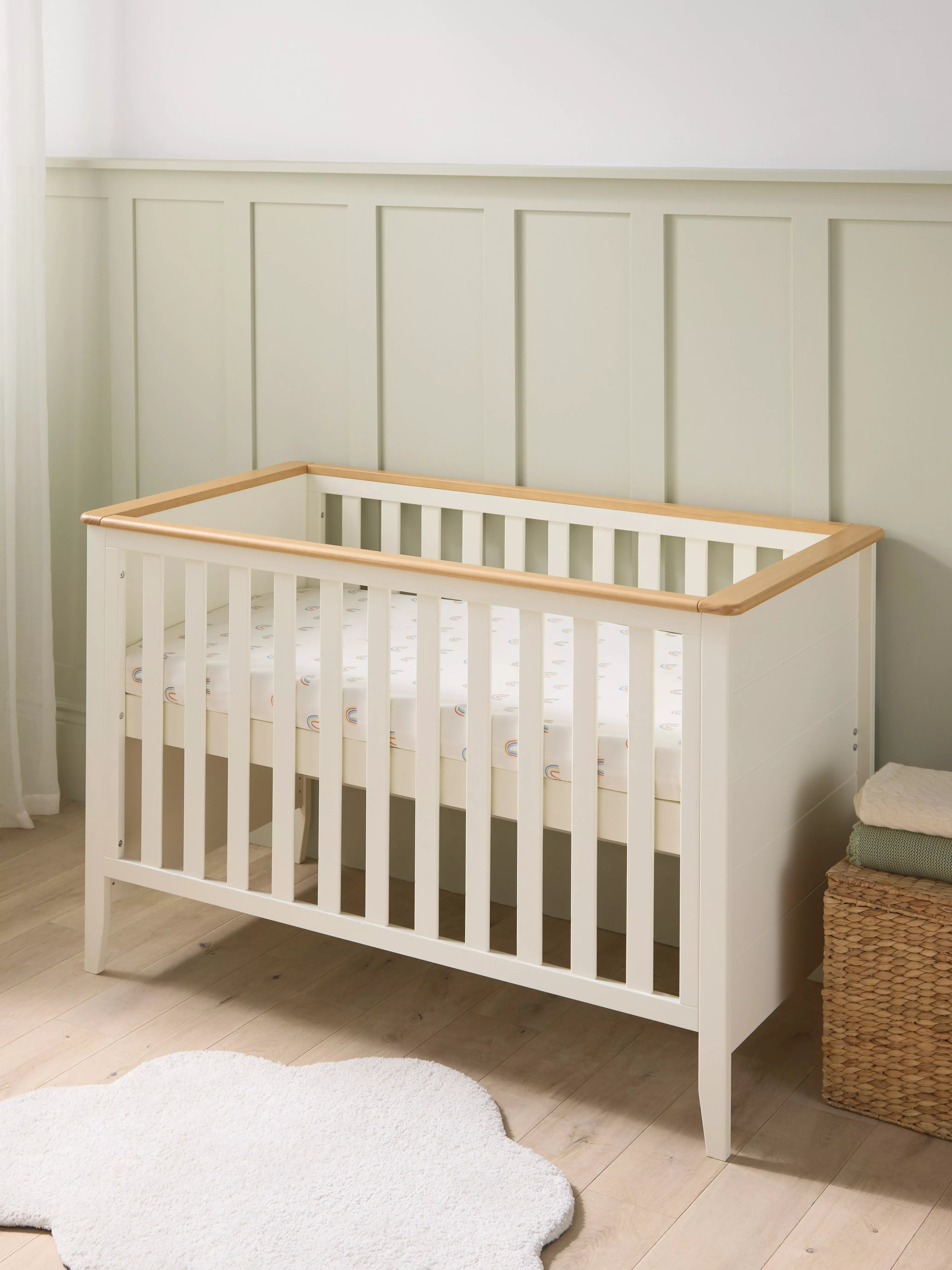 John Lewis cot cream/natural, UK version