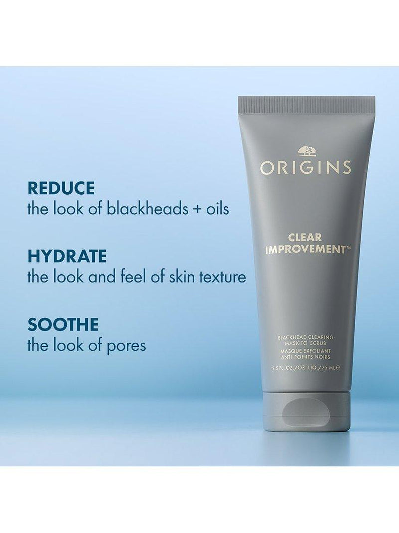 Origins Clear Improvement Blackhead Mask to Scrub 75ml, UK version