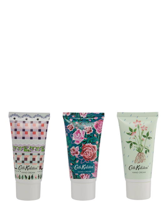 Cath Kidston Roots & Raindrops Hand Creams, Pack of 3