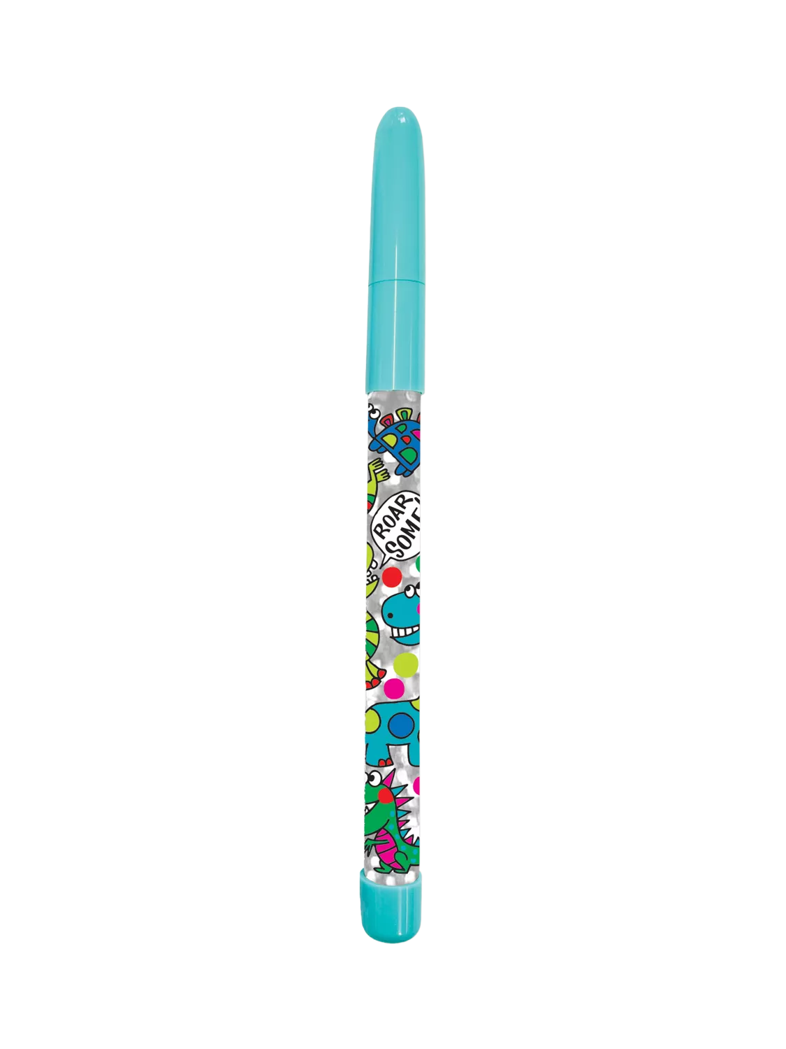 Rachel Ellen glitter dinosaur ballpoint pen, imported from the UK