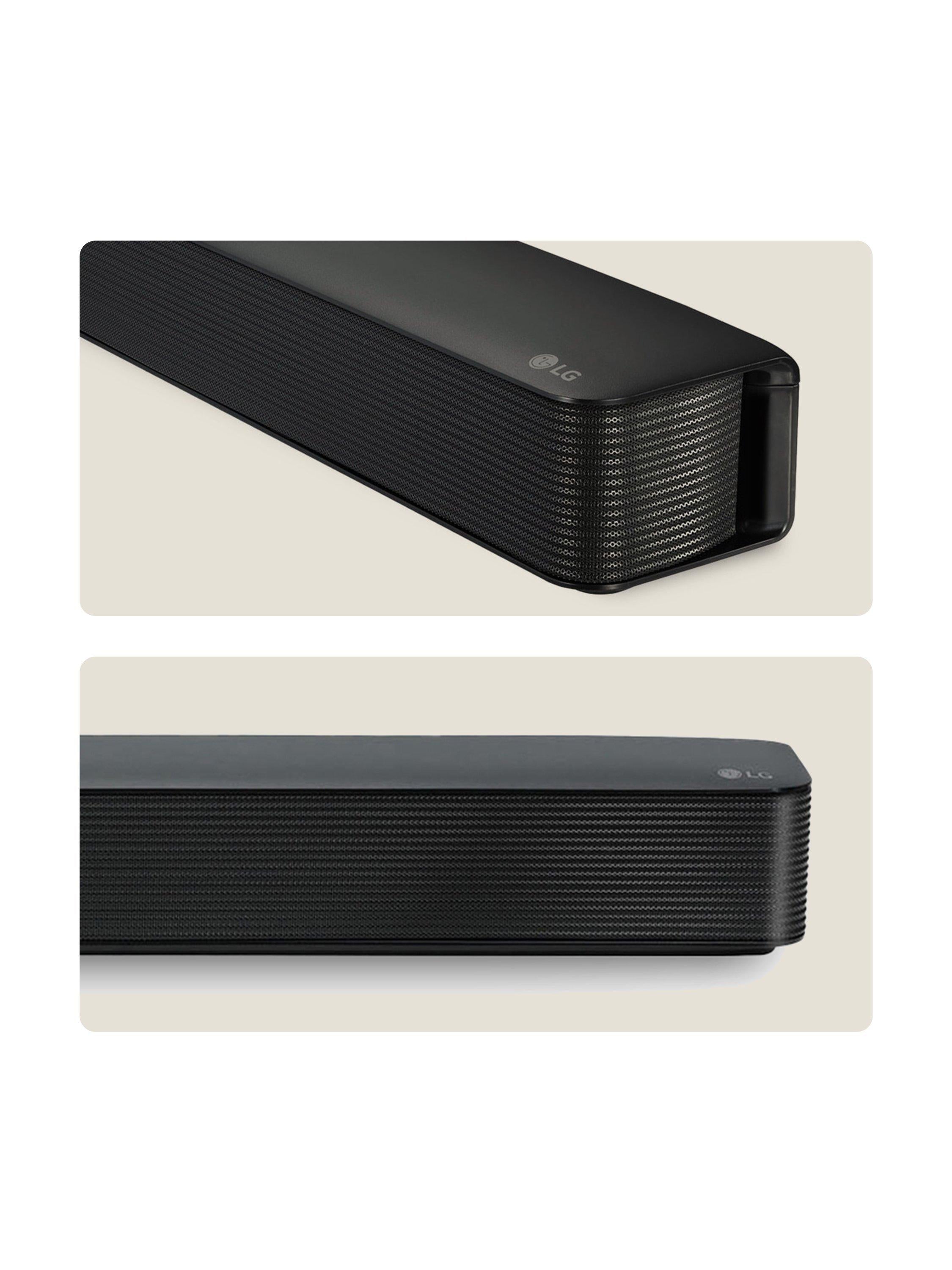 LG SQM1 compact Bluetooth soundbar black - British product