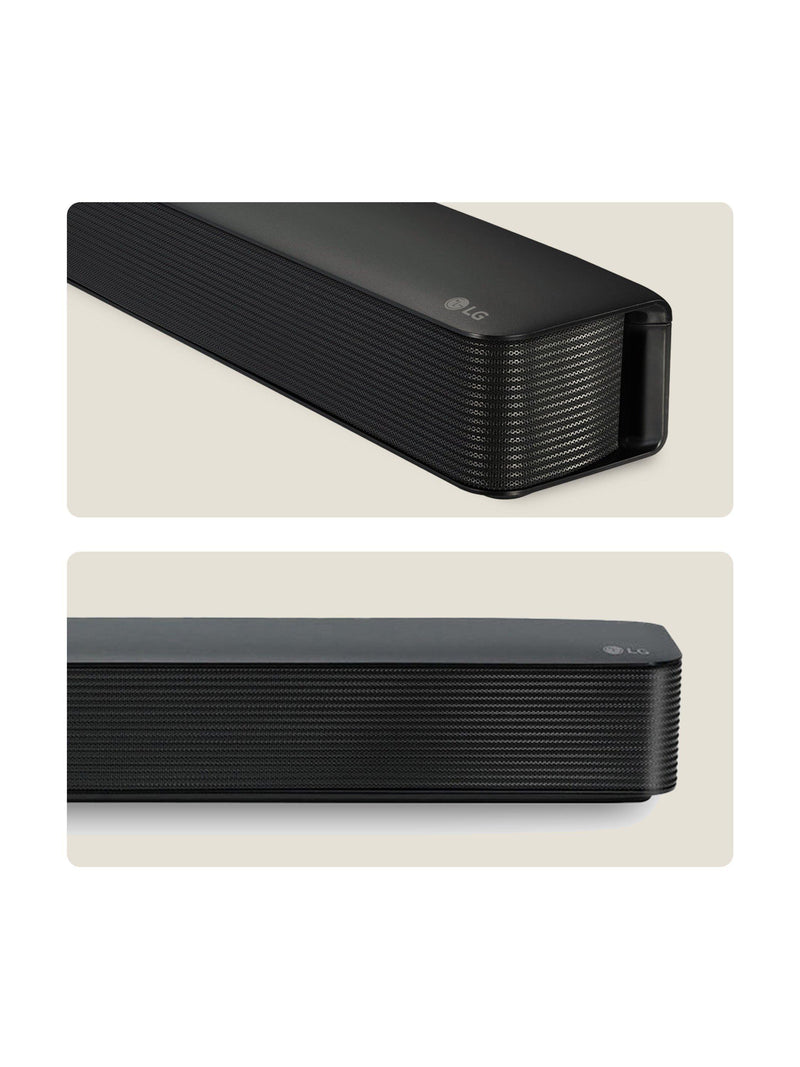 LG SQM1 compact Bluetooth soundbar black - British product