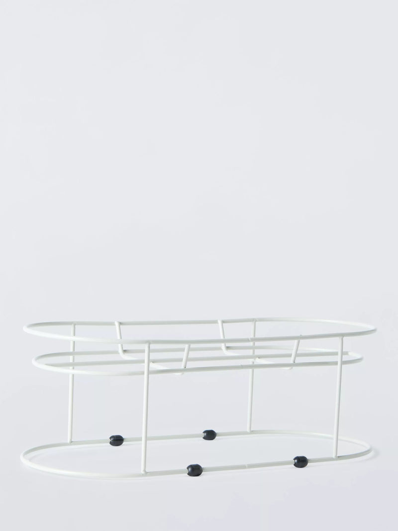John Lewis elevated pet food stand wire construction - British product