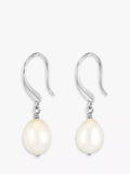 Dower & Hall baroque pearl earrings 3.5cm imported from the UK