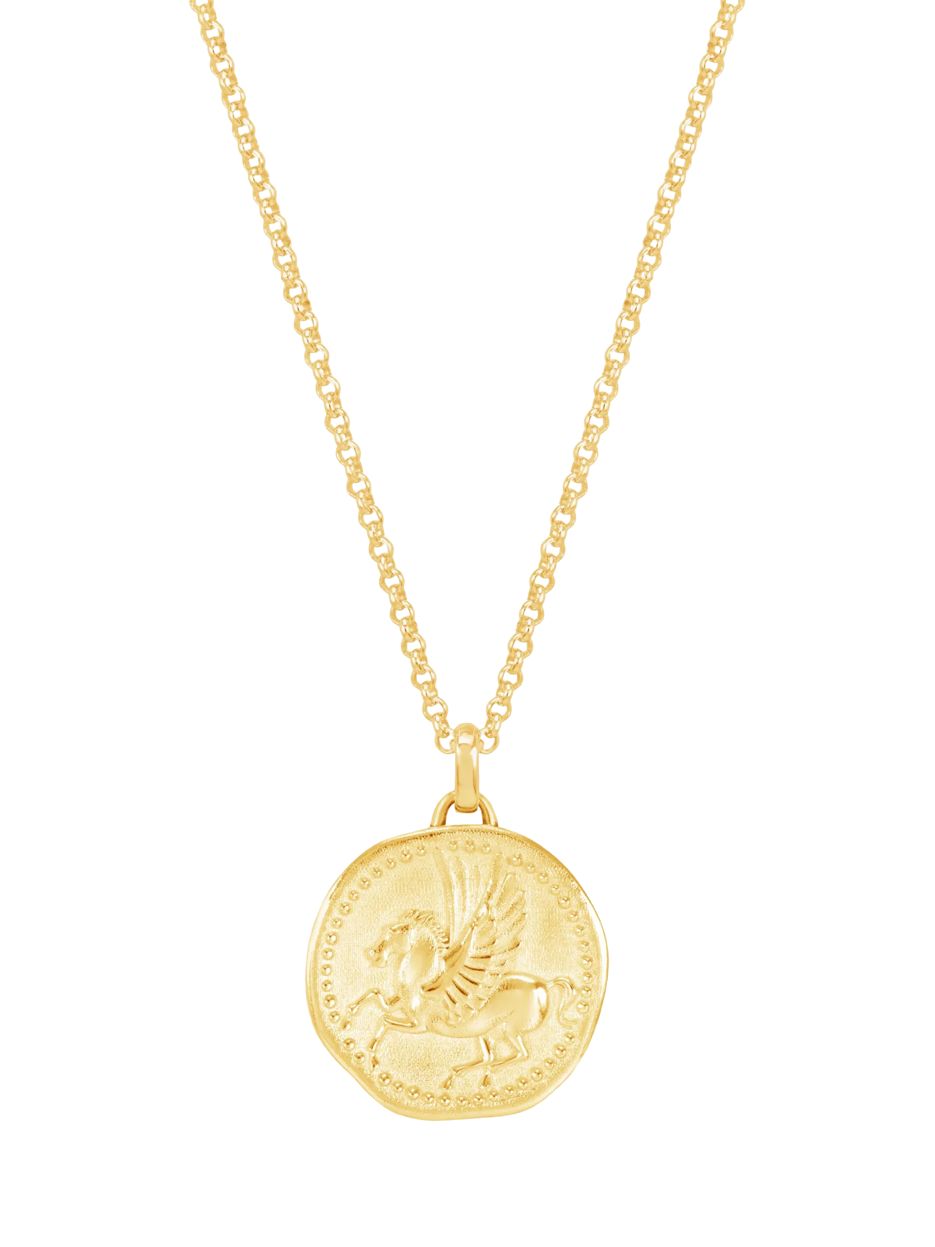 Dower & Hall Men's Pegasus Talisman Pendant Necklace