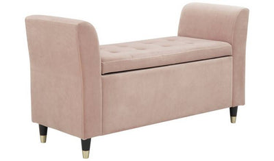 Argos GFW Genoa Window Fabric Seat - Blush Pink Storage Seat 58x107x41cm- Buy online at McGrocer