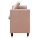 GFW Genoa Window Fabric Seat Blush Pink 58x107x41cm, UK version