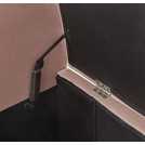 GFW Genoa Window Fabric Seat Blush Pink 58x107x41cm, UK version