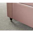GFW Genoa Window Fabric Seat Blush Pink 58x107x41cm, UK version