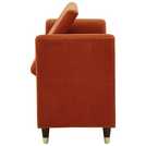 GFW Genoa Window Fabric Seat Russet 58x107x41cm, UK version