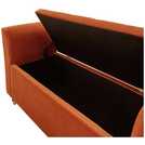 GFW Genoa Window Fabric Seat Russet 58x107x41cm, UK version