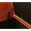 GFW Genoa Window Fabric Seat Russet 58x107x41cm, UK version