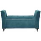 GFW Genoa Teal Fabric Window Seat 88 Litre, UK version