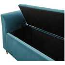 GFW Genoa Teal Fabric Window Seat 88 Litre, UK version