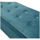 GFW Genoa Teal Fabric Window Seat 88 Litre, UK version