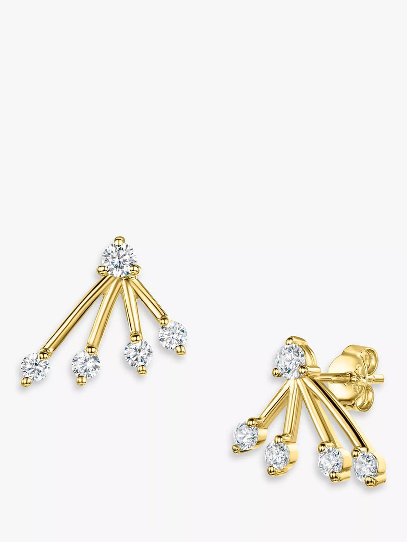 Jools by Jenny Brown Zirkonia Satelliten-Steckohrringe