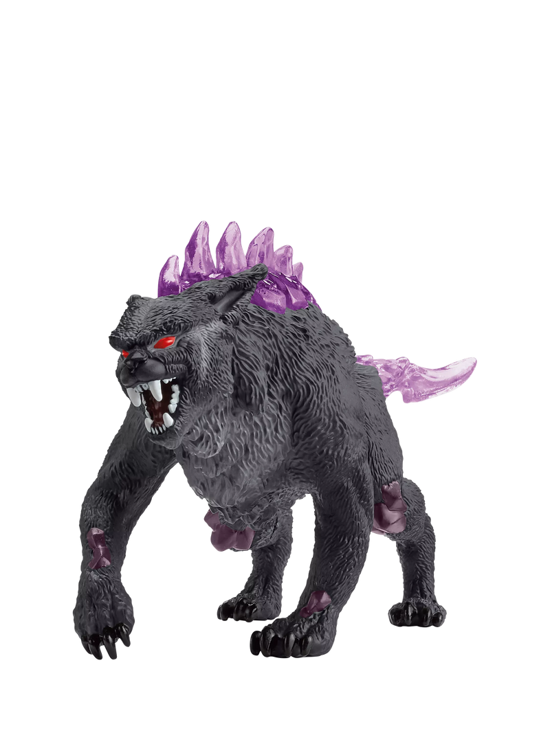 Schleich Eldrador Creatures Shadow Lynx vs Rock Crusher action figures (British brand)