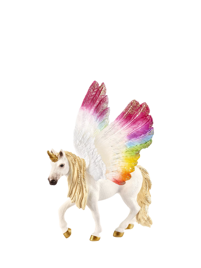 John Lewis schleich Winged Rainbow Unicorn Action Figure- Buy online at McGrocer