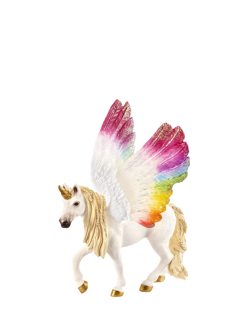 Schleich Winged Rainbow Unicorn toy - British product