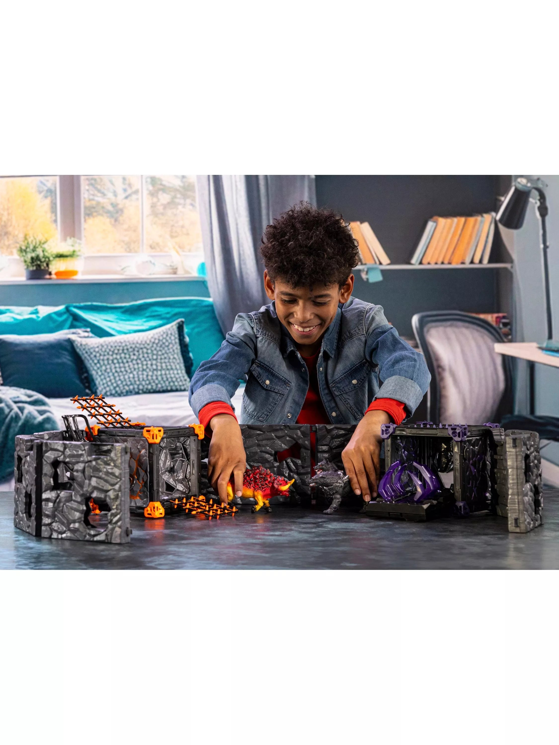 Schleich BattleCaves Lava vs Shadow set - British product