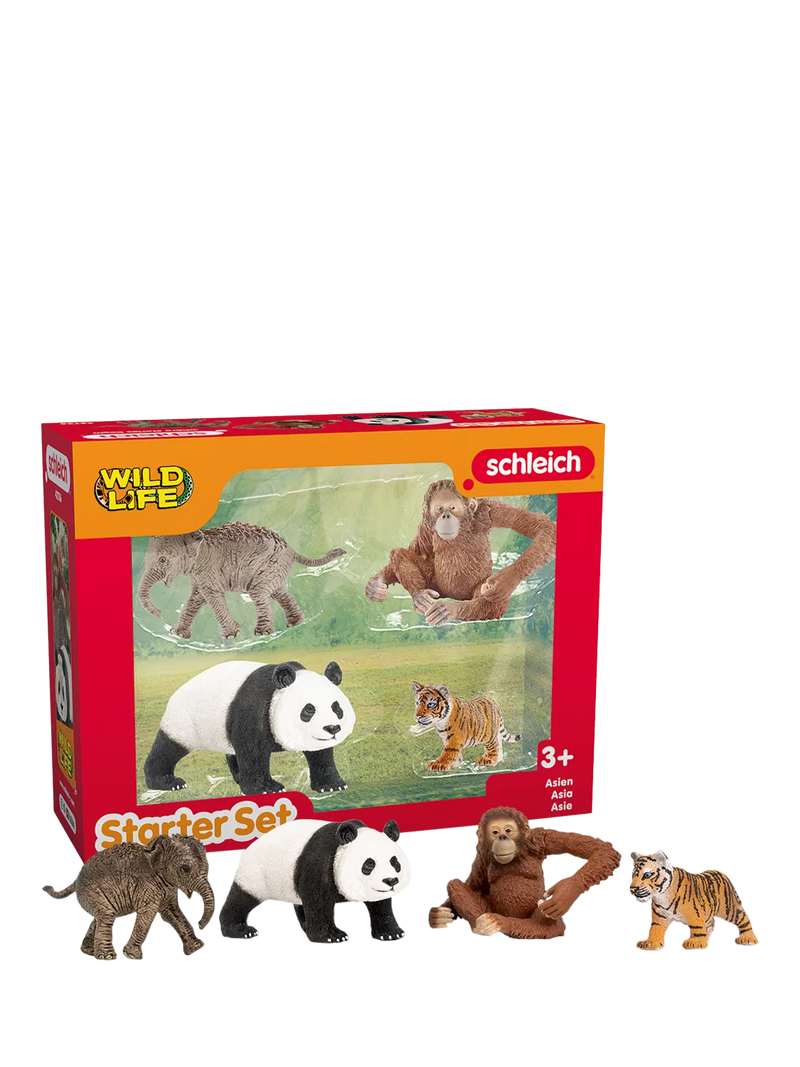 schleich Asia Wildlife Starter Set animal figures - British product