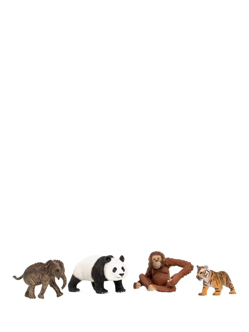 schleich Asia Wildlife Starter Set animal figures - British product