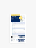 Vertical Fold-Out 2025 Year Planner Refill 95mm x 171mm