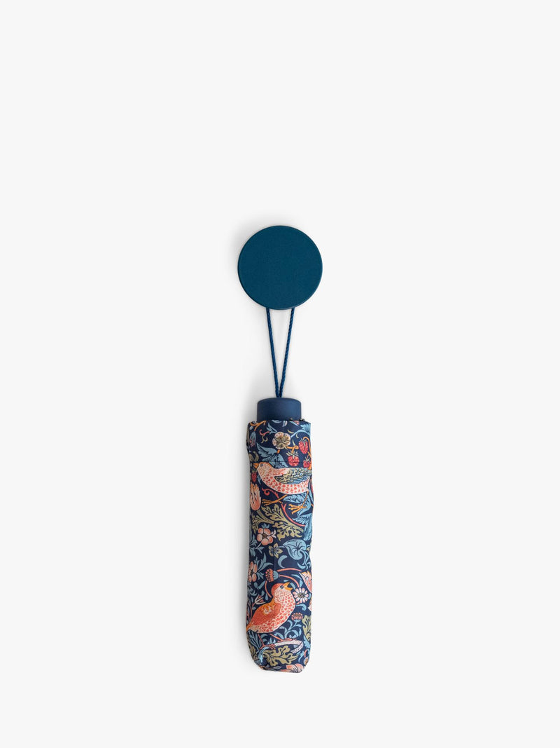 William Morris At Home Strawberry Thief blue umbrella (British brand)