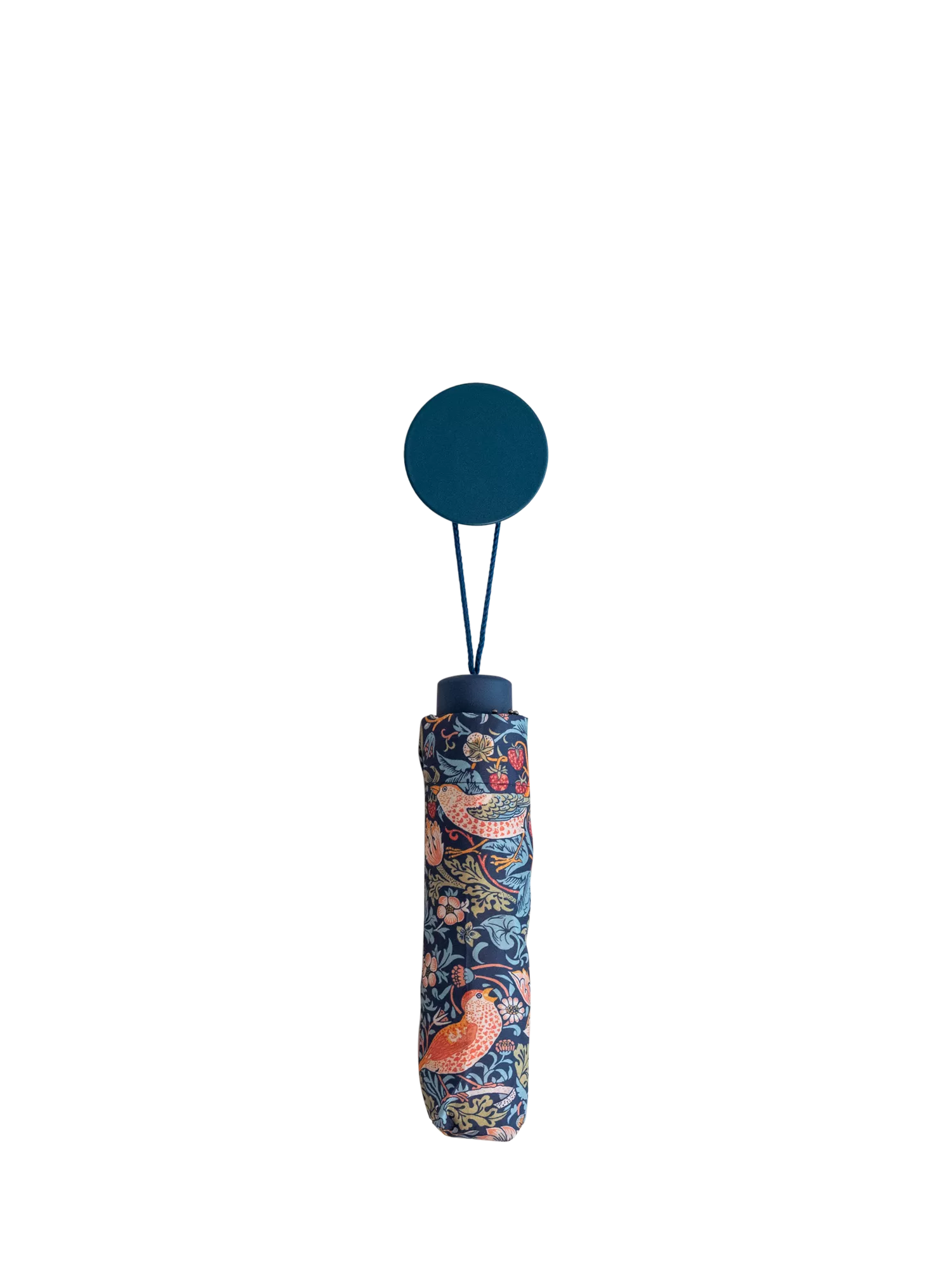 William Morris At Home Strawberry Thief blue umbrella (British brand)