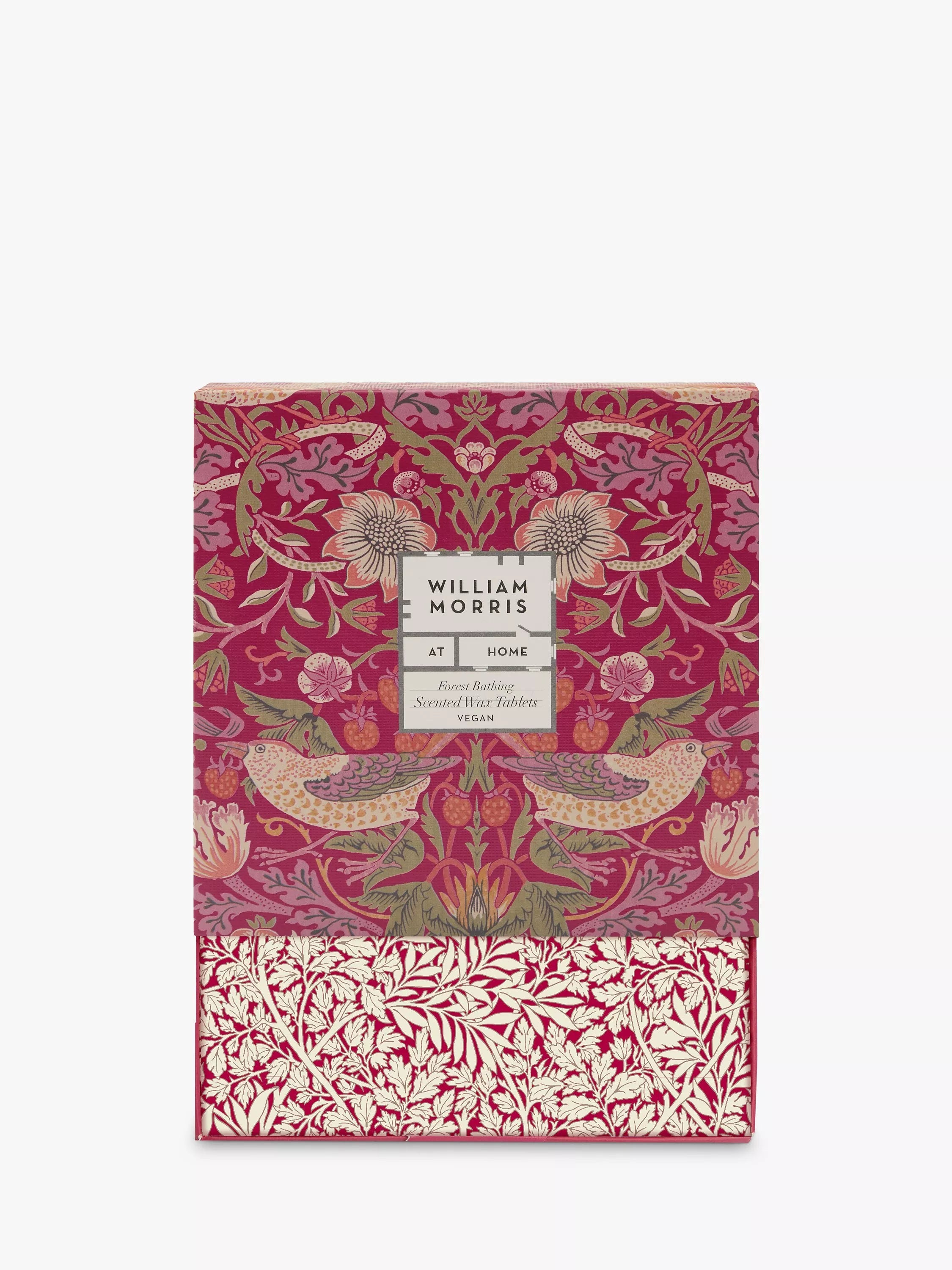 William Morris wax tablets patchouli red berry, imported from the UK