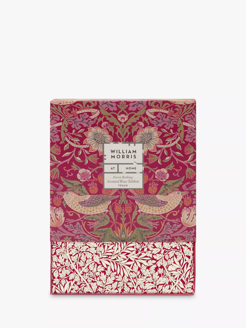 William Morris wax tablets patchouli red berry, imported from the UK
