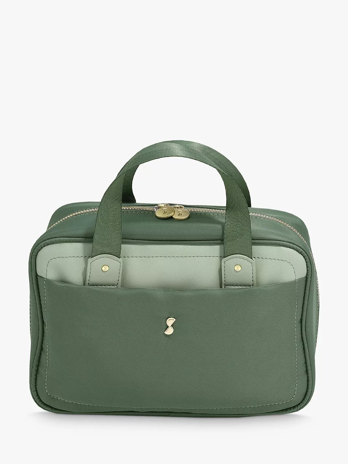 Stackers hanging wash bag in khaki (British brand)