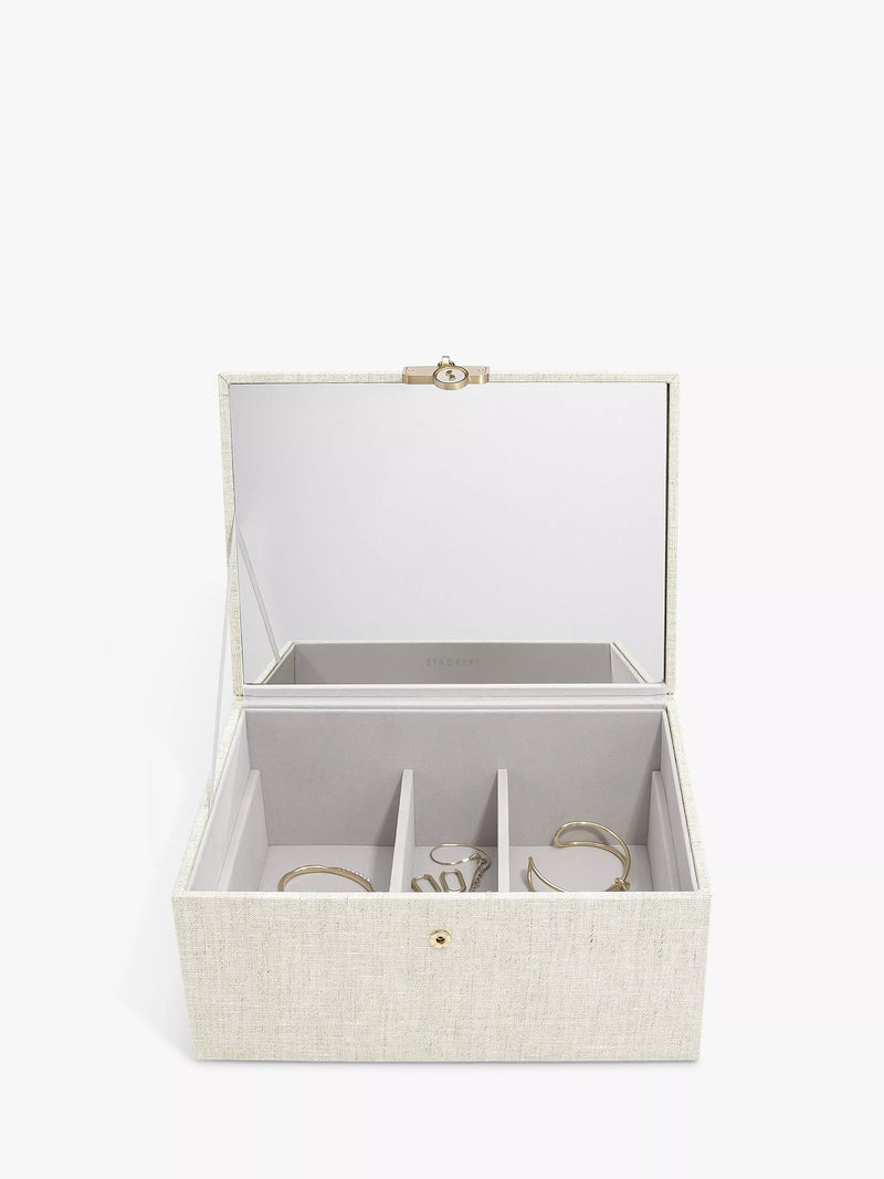 Stackers Luxury Classic jewellery box with velvet interior (British brand)