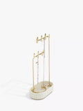 Multi Hook Jewellery Stand in Oatmeal & Linen (British brand)