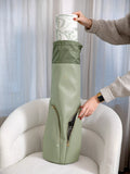 Stackers yoga bag green recycled PU (British brand)