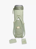 Stackers yoga bag green recycled PU (British brand)