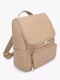 Stackers parent backpack in camel with changing mat - British product