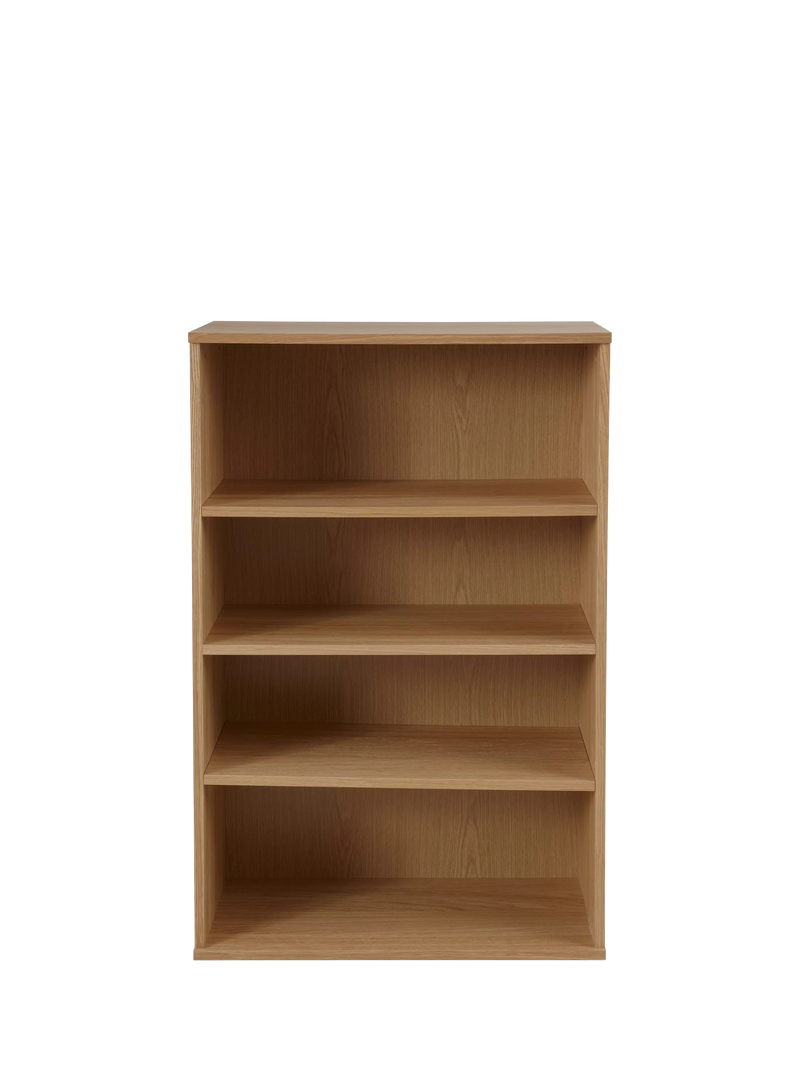 John Lewis Abacus 3 shelf bookcase oak veneer, UK version