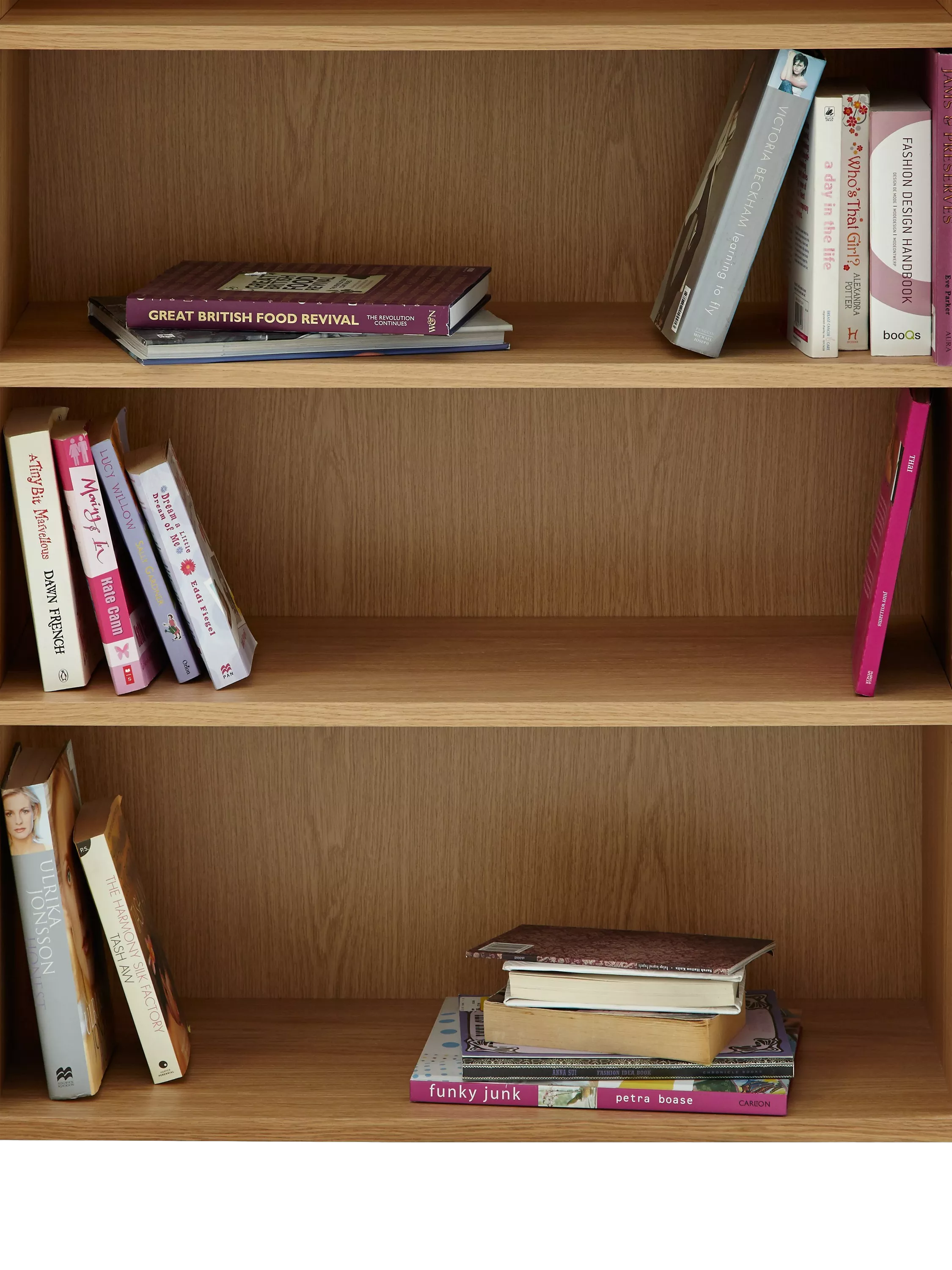 John Lewis Abacus 3 shelf bookcase oak veneer, UK version