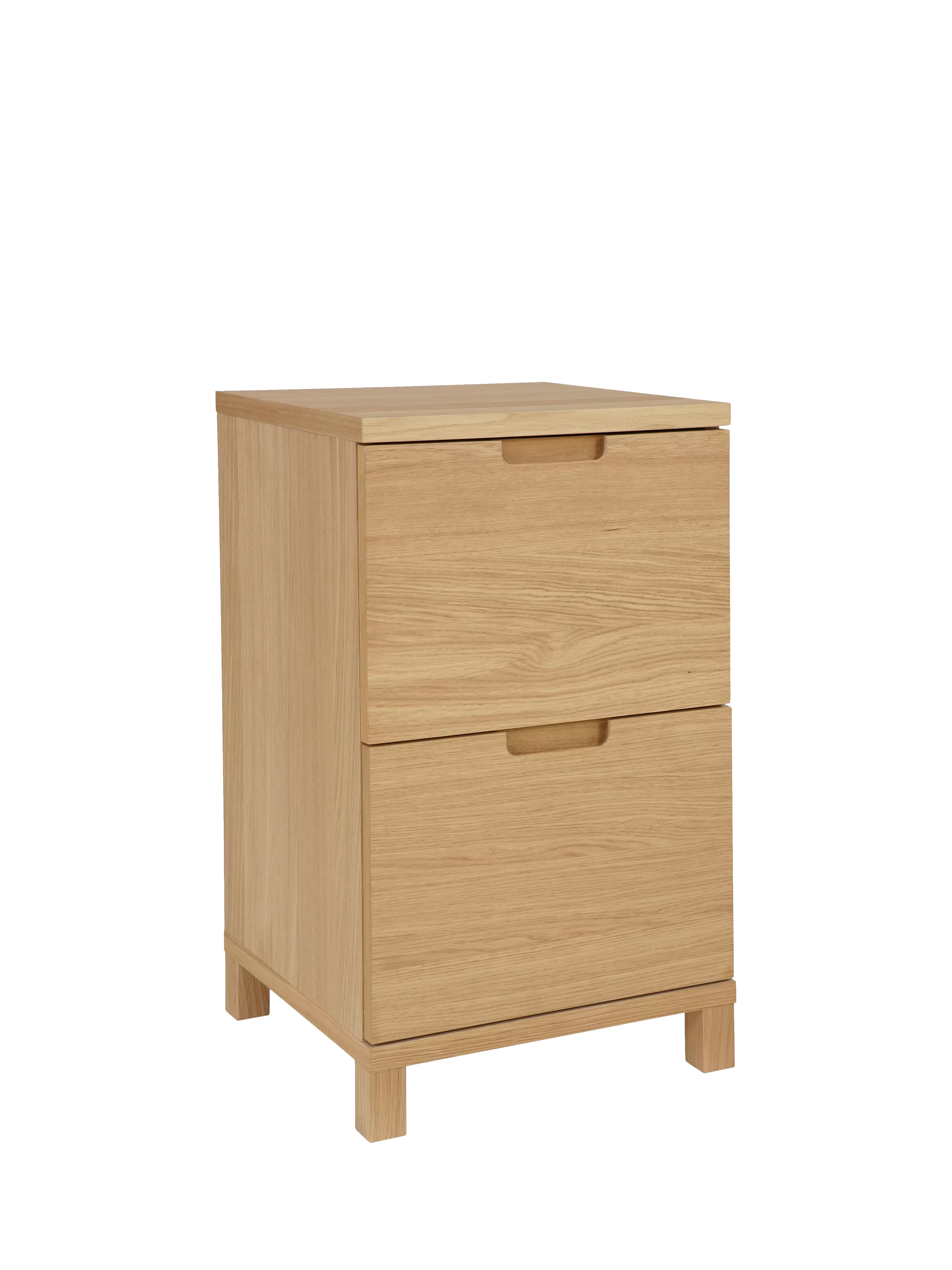 John Lewis Abacus narrow filing cabinet FSC oak - British product