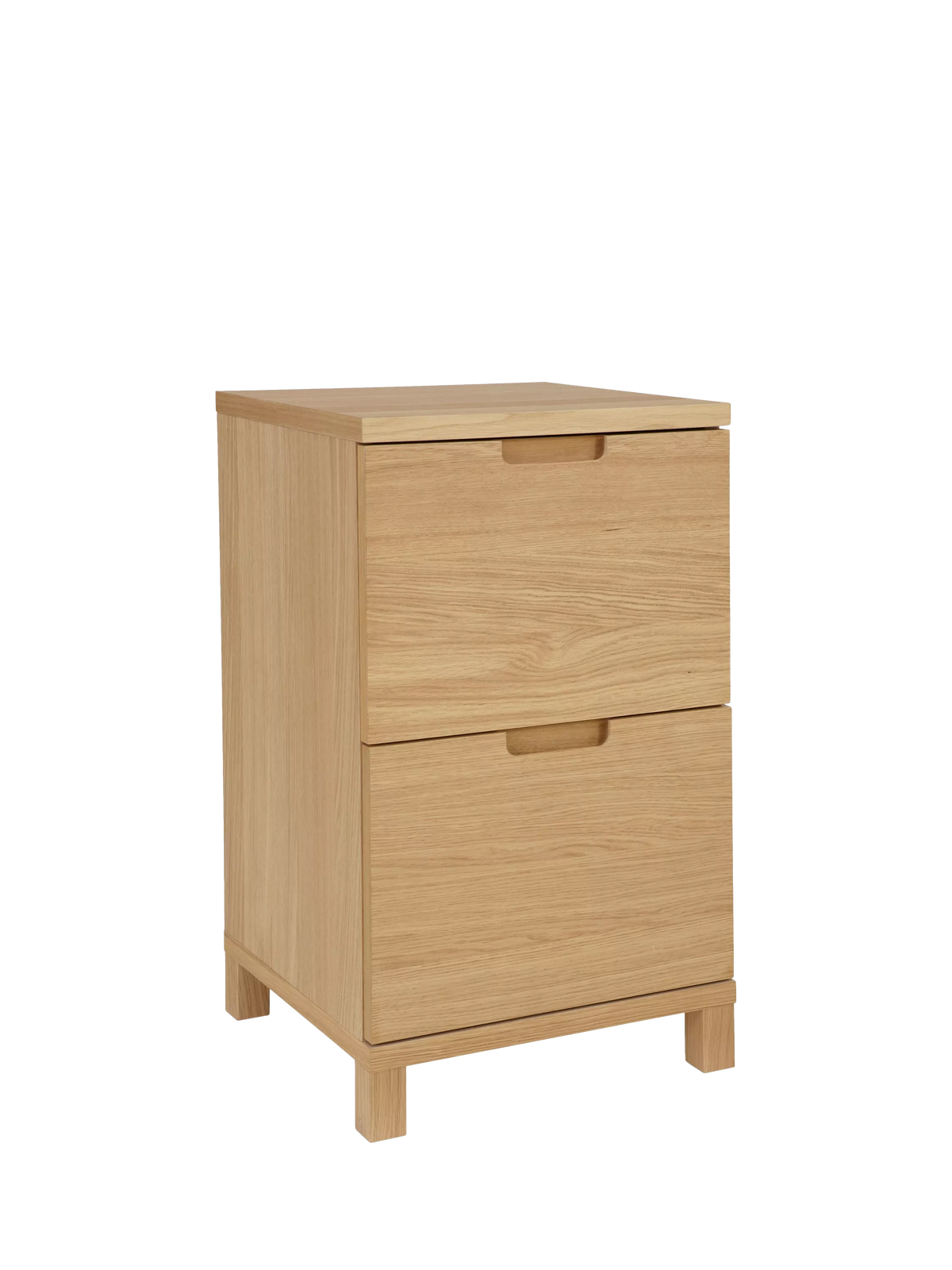 John Lewis Abacus narrow filing cabinet FSC oak - British product