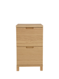 John Lewis Abacus narrow filing cabinet FSC oak - British product