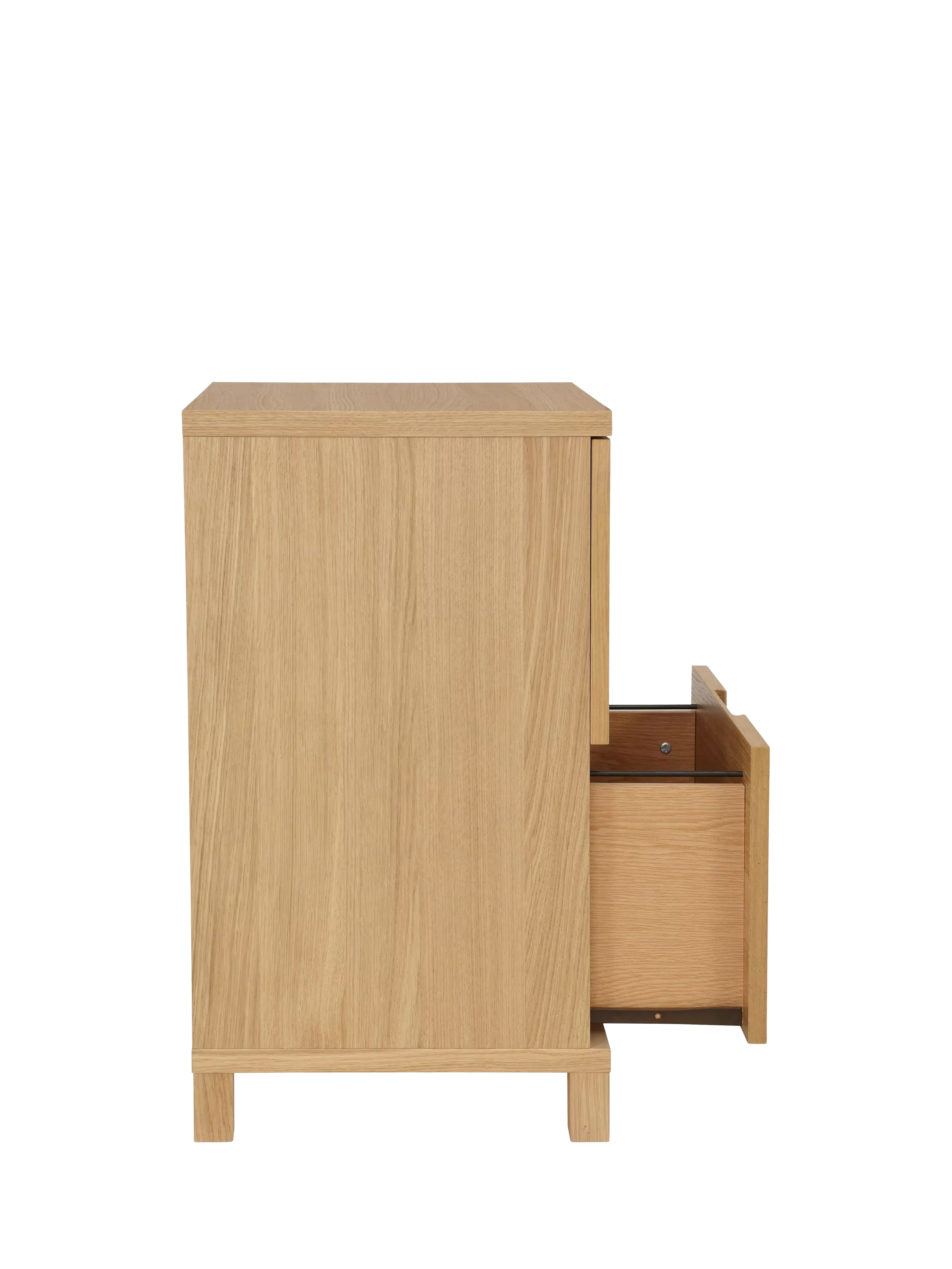 John Lewis Abacus narrow filing cabinet FSC oak - British product